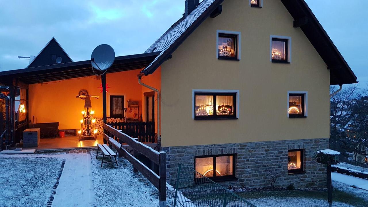 Waldhufenidyll Koenigswalde Im Erzgebirge Apartment Konigswalde ภายนอก รูปภาพ
