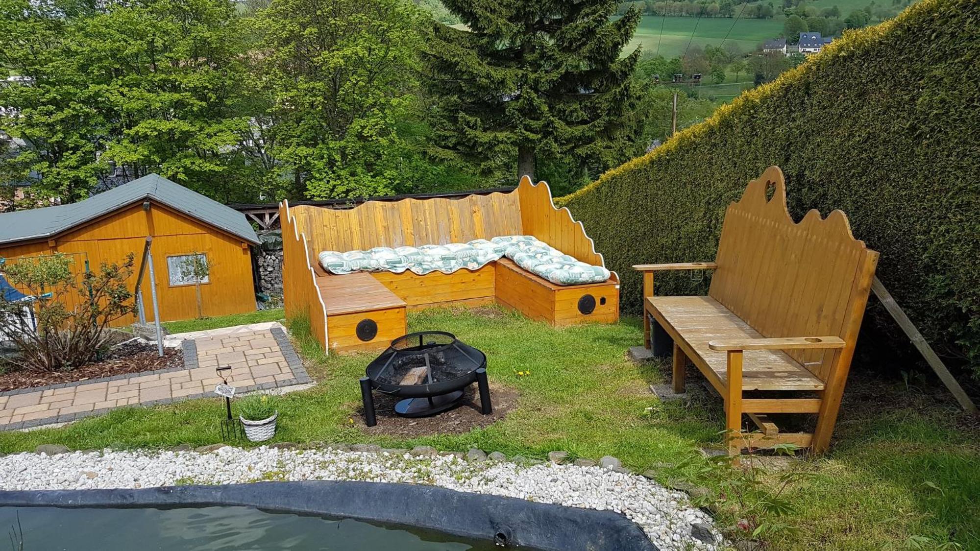 Waldhufenidyll Koenigswalde Im Erzgebirge Apartment Konigswalde ภายนอก รูปภาพ
