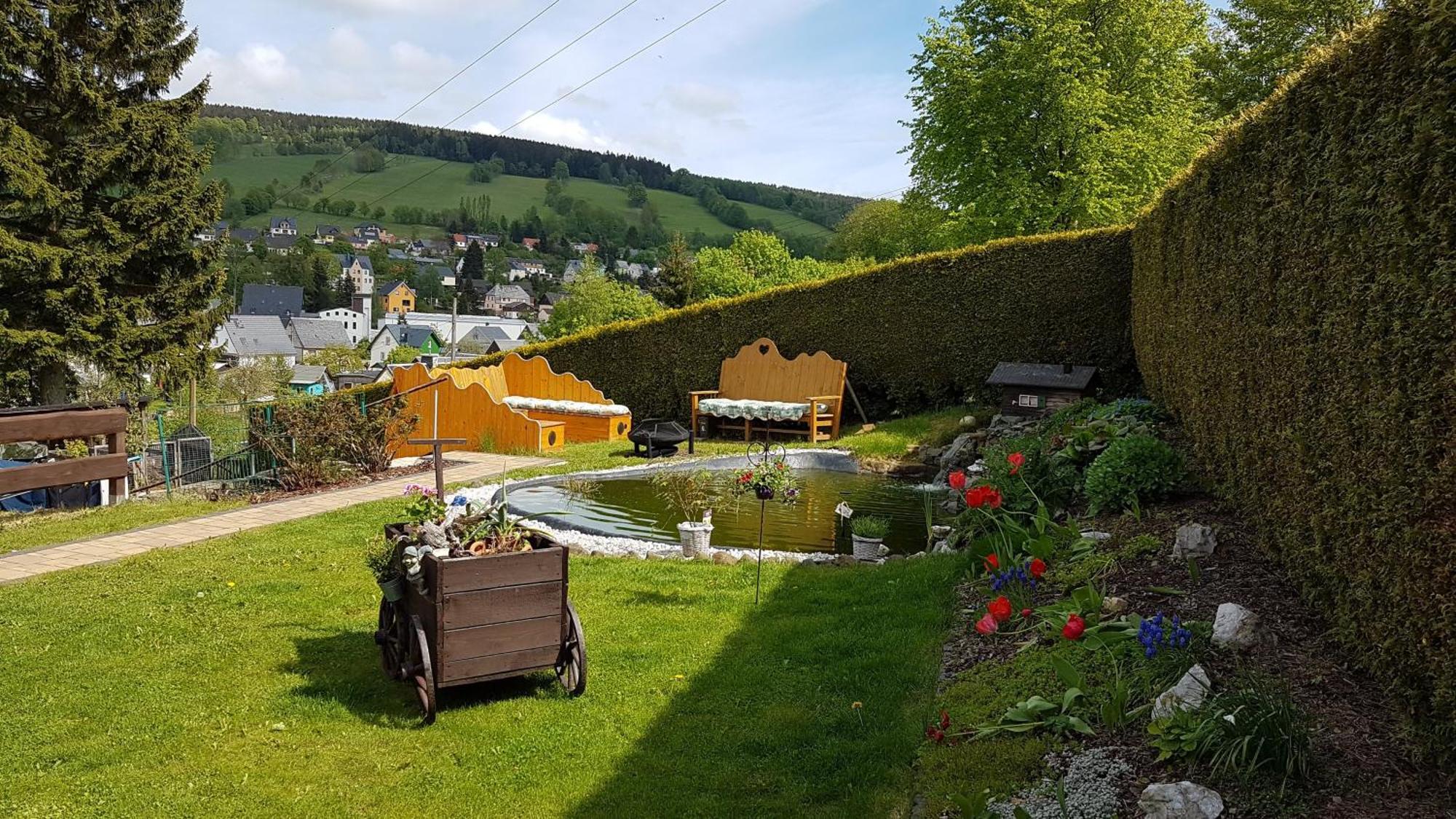 Waldhufenidyll Koenigswalde Im Erzgebirge Apartment Konigswalde ภายนอก รูปภาพ